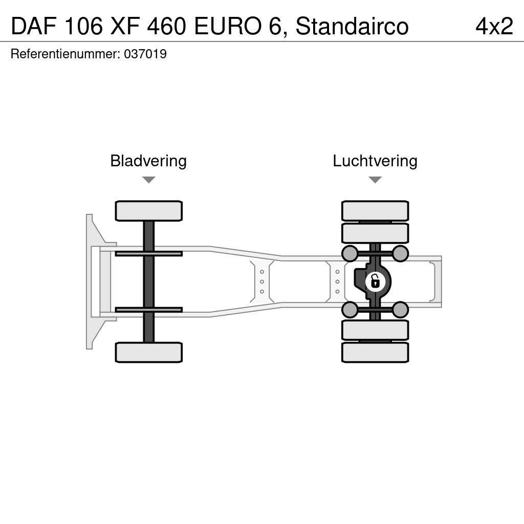 DAF 106 XF 460 EURO 6, Standairco Trekkvogner