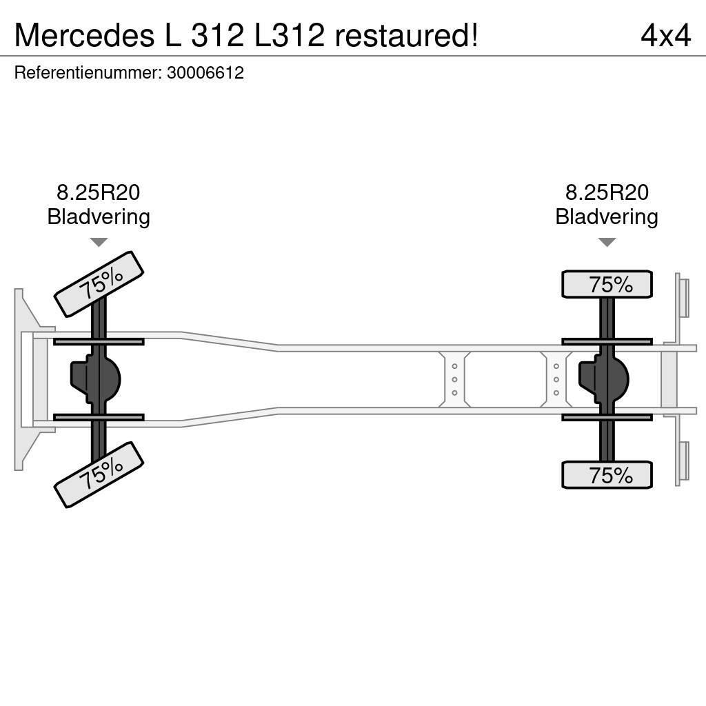Mercedes-Benz L 312 L312 restaured! Chassis