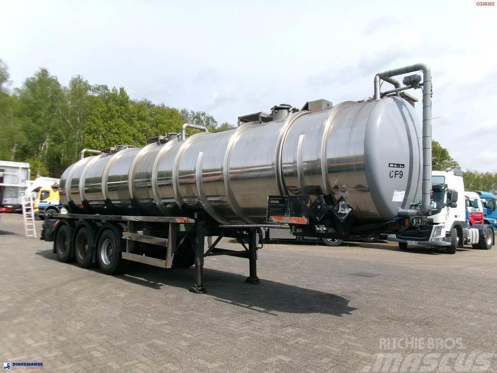  Clayton Chemical tank inox 30 m3 / 1 comp Tanksemi