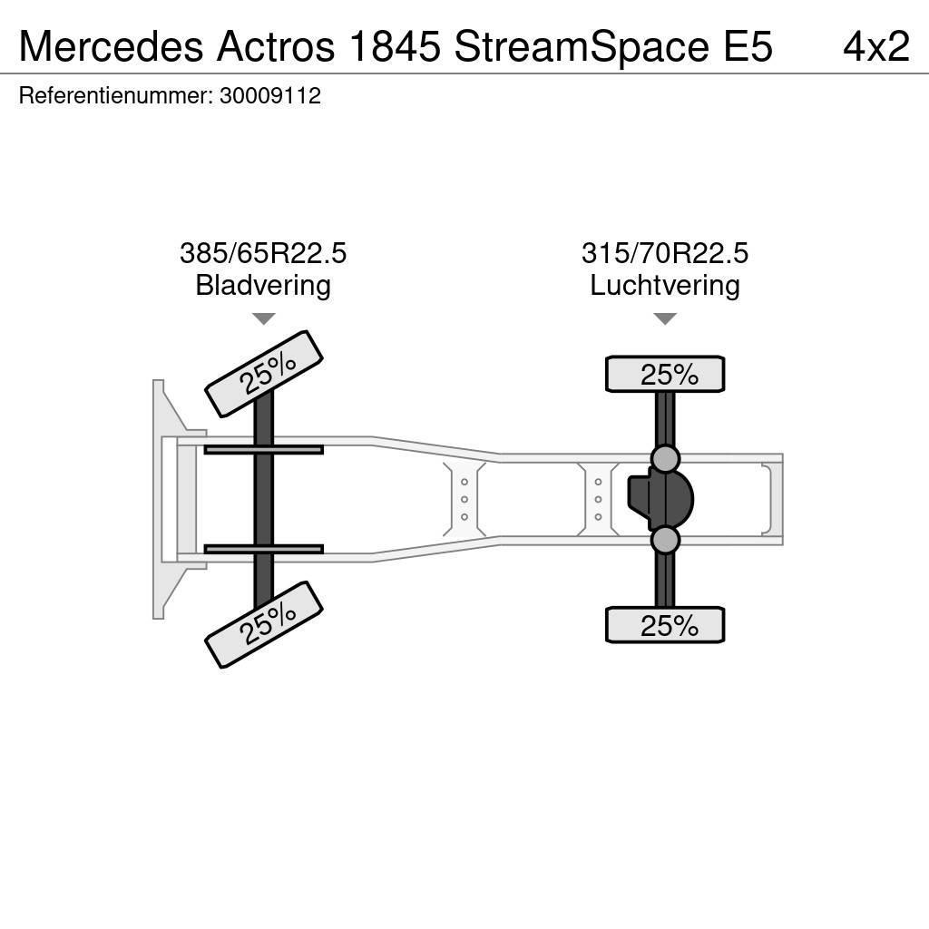 Mercedes-Benz Actros 1845 StreamSpace E5 Trekkvogner