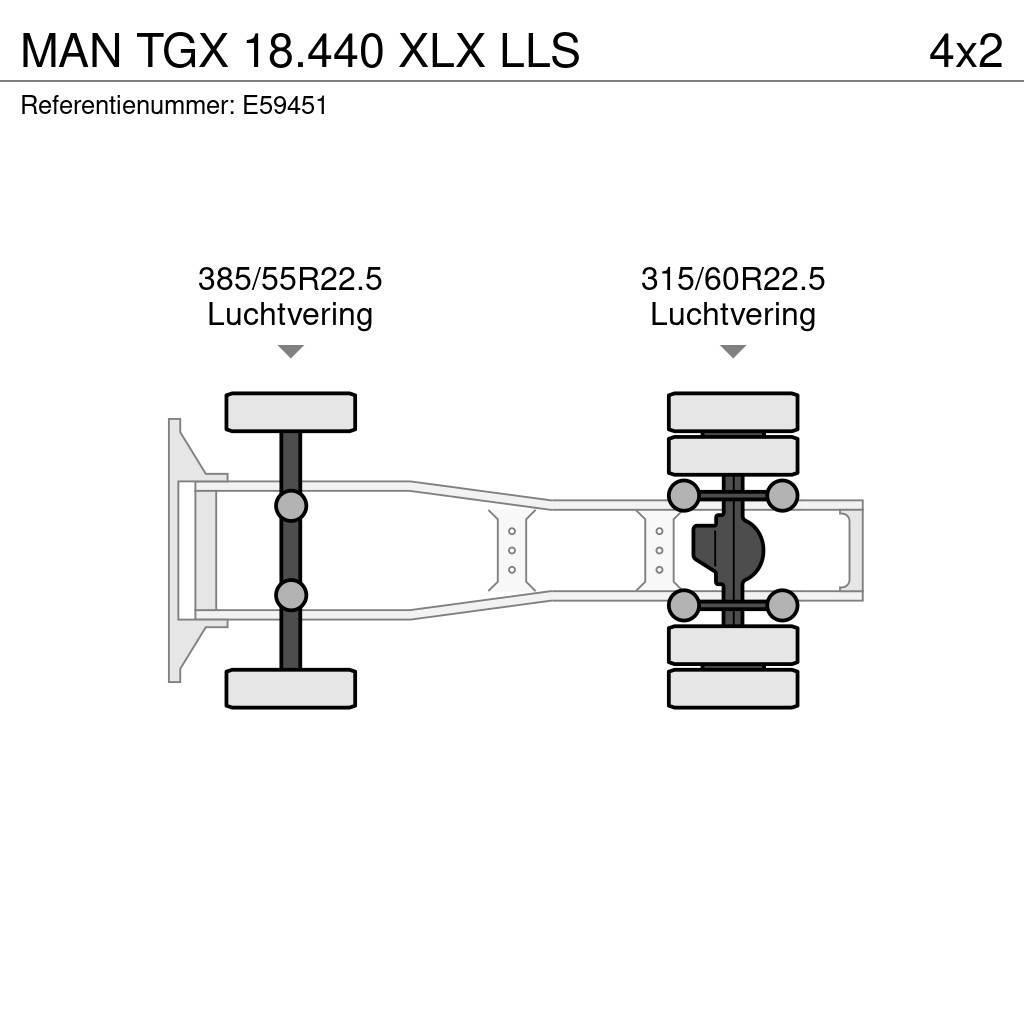 MAN TGX 18.440 XLX LLS Trekkvogner