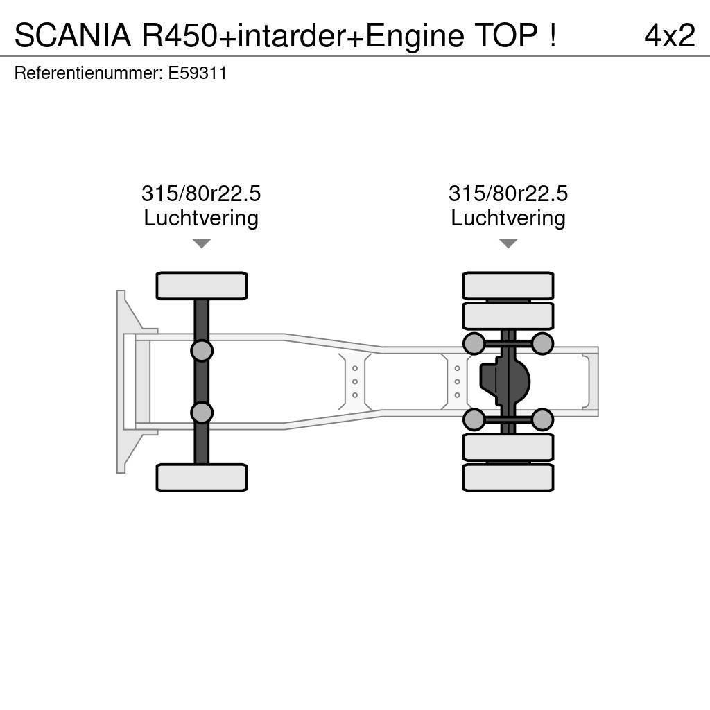 Scania R450+intarder+Engine TOP ! Trekkvogner