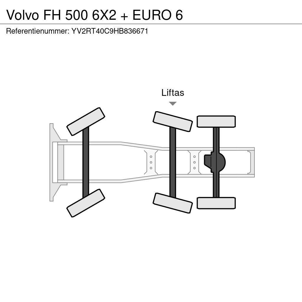 Volvo FH 500 6X2 + EURO 6 Trekkvogner