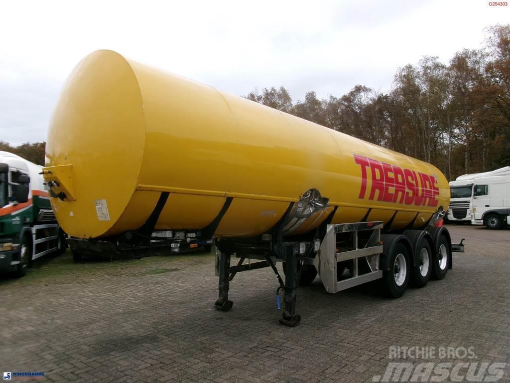  Crane Fruehauf Food (beer) tank inox 30 m3 / 2 com Tanksemi