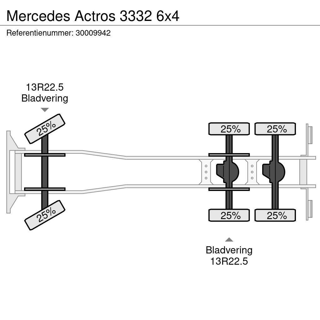 Mercedes-Benz Actros 3332 6x4 Tippbil