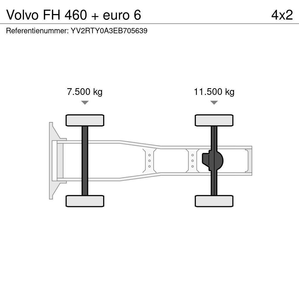 Volvo FH 460 + euro 6 Trekkvogner