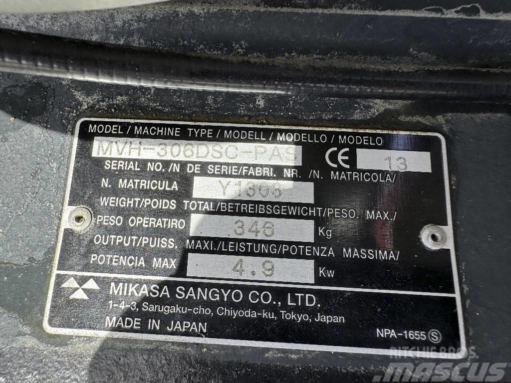 Mikasa MVH-306DS Yanmar Diesel Motor Rüttelplatte Vibroplater