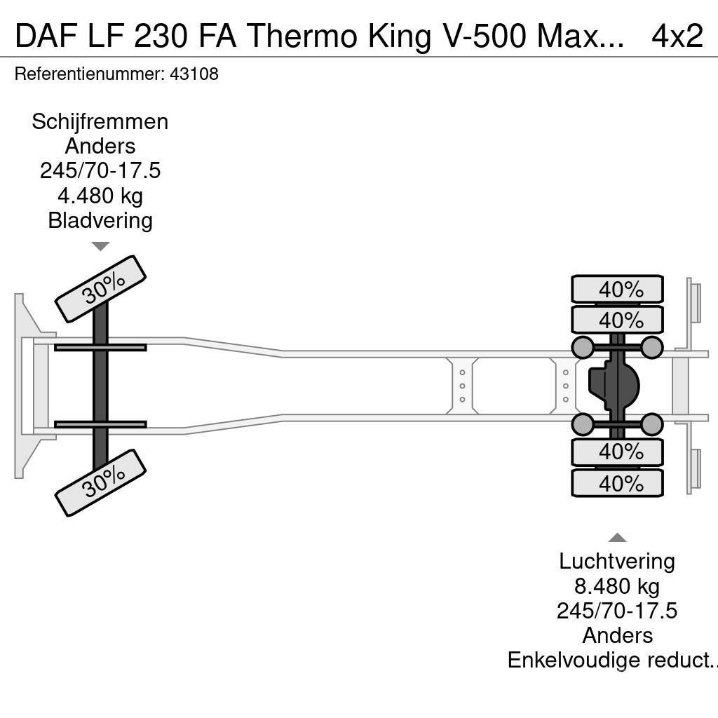DAF LF 230 FA Thermo King V-500 Max Tiefkühler Skapbiler Frys/kjøl/varme