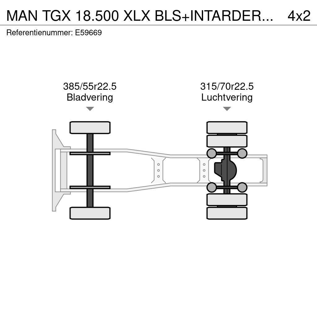 MAN TGX 18.500 XLX BLS+INTARDER-TOP! Trekkvogner
