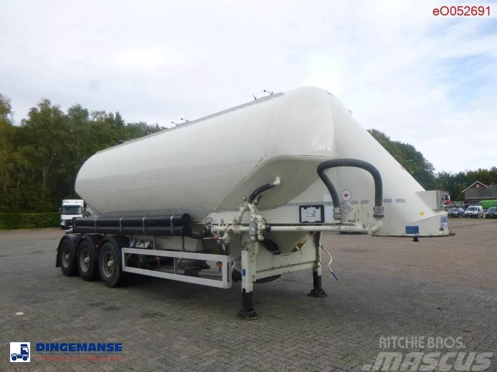 Feldbinder Powder tank alu 40 m3 / 1 comp Tanksemi