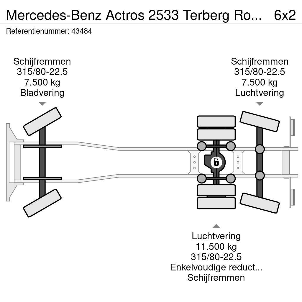 Mercedes-Benz Actros 2533 Terberg RosRoca 23m³ Renovasjonsbil