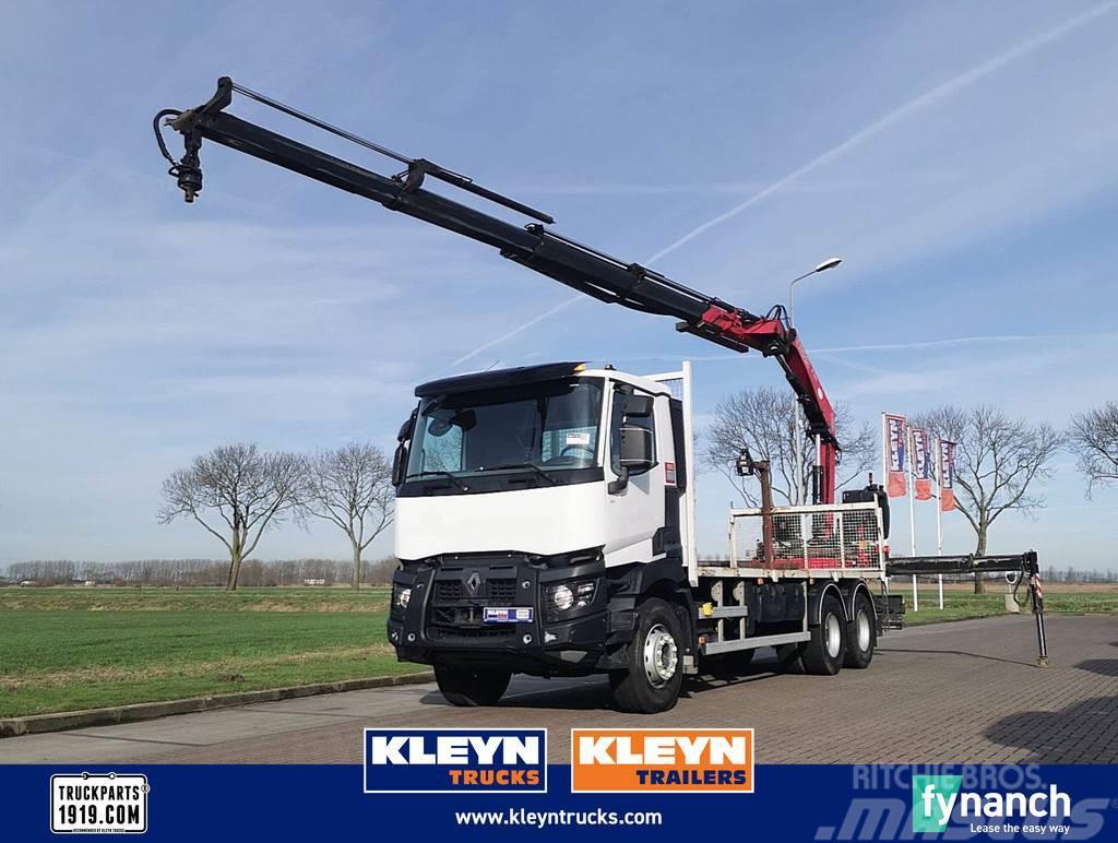 Renault C 380 fassi f195a, 4x hydr Planbiler