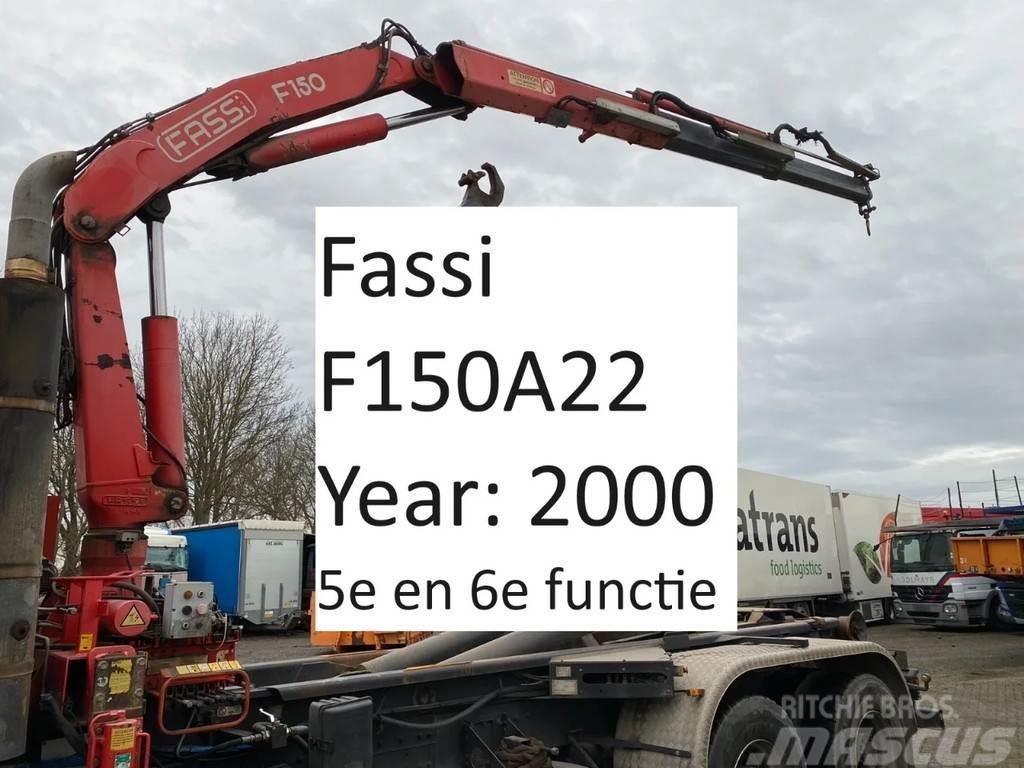 Fassi F150A22 5e + 6e functie F150A22 Stykkgods kraner