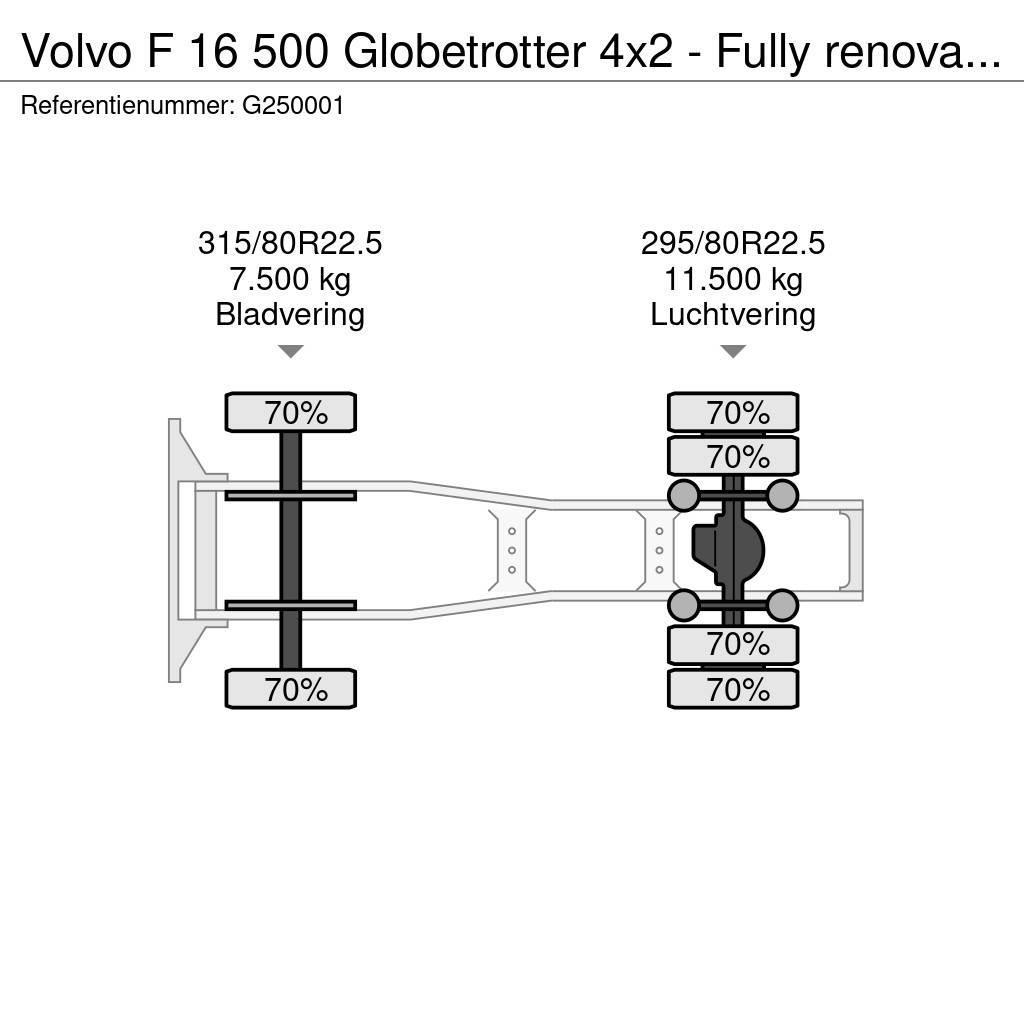 Volvo F 16 500 Globetrotter 4x2 - Fully renovated - Volv Trekkvogner