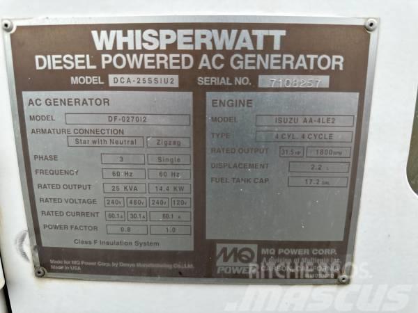 MultiQuip WHISPERWATT DCA25SSIU2 Diesel Generatorer