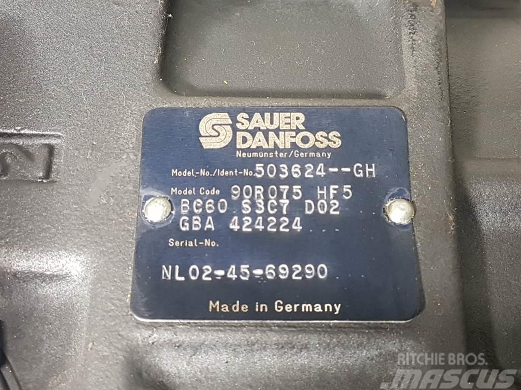 Sauer Danfoss 90R075HF5BC60 - 503624-GH - Drive pump/Fahrpumpe Hydraulikk