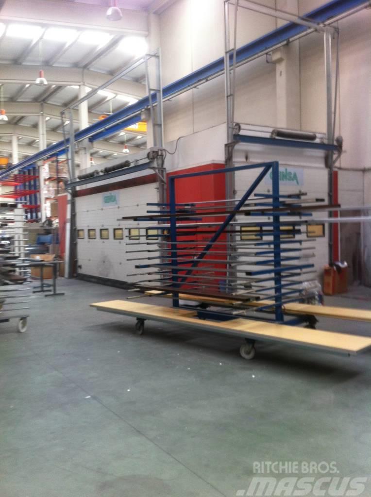  Paint Booth 15mx5mx5.9m air flow second hand Annet