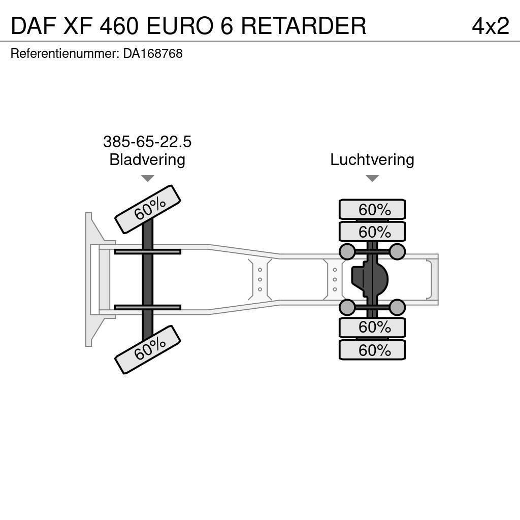 DAF XF 460 EURO 6 RETARDER Trekkvogner