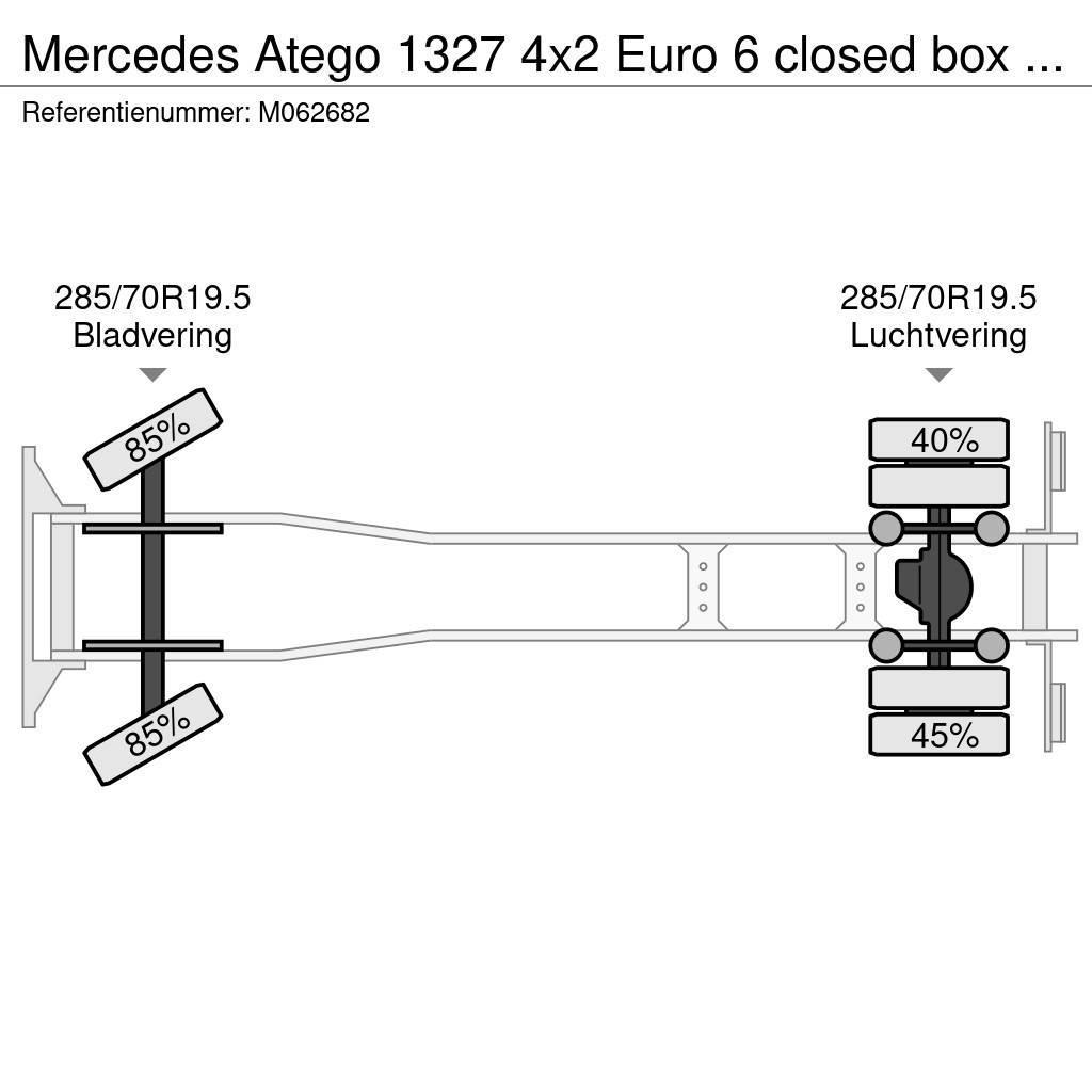 Mercedes-Benz Atego 1327 4x2 Euro 6 closed box + taillift Skapbiler