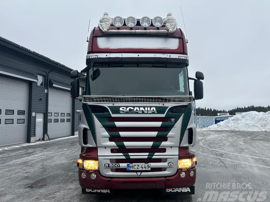 Scania R500 6x2 hiab nosturilla Trekkvogner