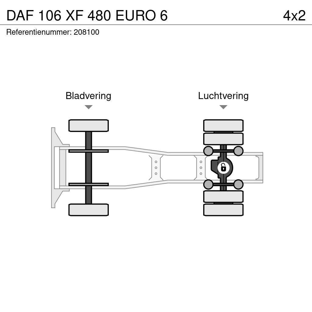 DAF 106 XF 480 EURO 6 Trekkvogner