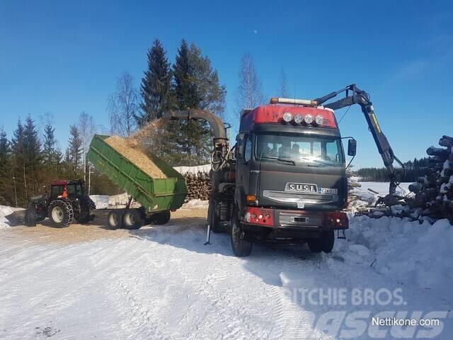 Heinola 1310 RML -Chipper:  SISU 18/630 6x4 -Truck Fliskuttere