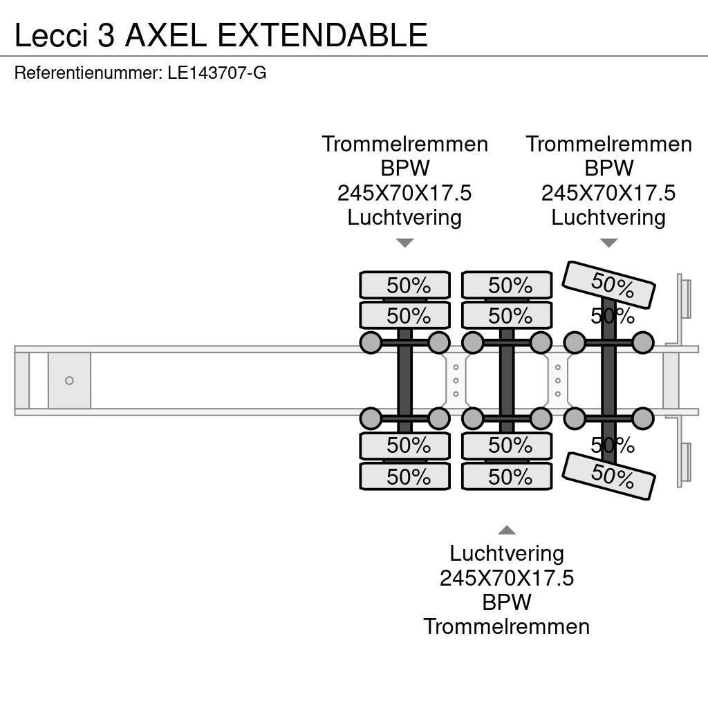  Lecci 3 AXEL EXTENDABLE Brønnhenger semi