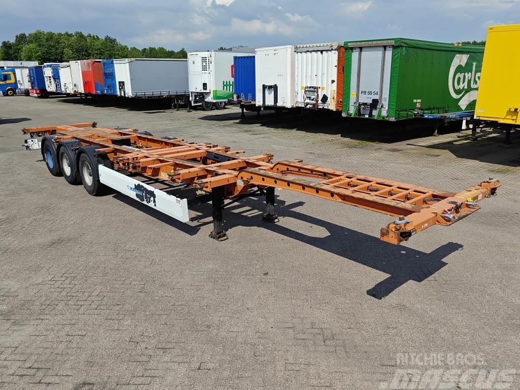 Krone SD 27 3-Assen BPW - LiftAxle - DiscBrakes - 5510kg Containerchassis Semitrailere