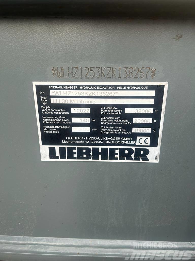Liebherr LH 30 M Gravemaskiner for avfallshåndtering
