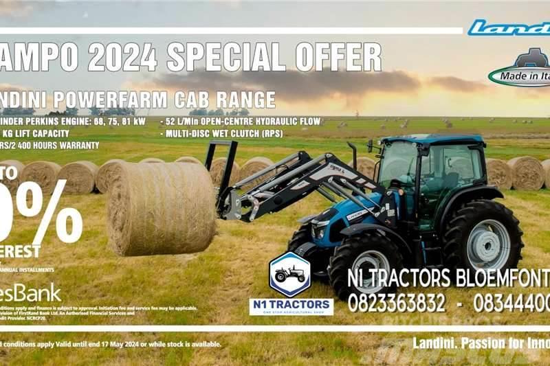 Landini NAMPO 2024 SPECIAL LANDINI POWERFARM CAB RANGE Tractors