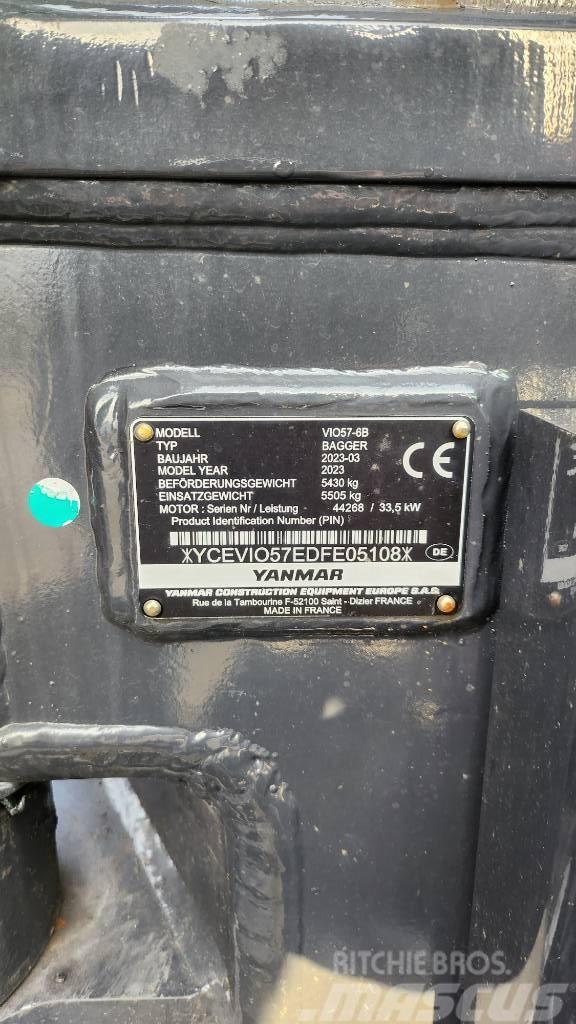 Yanmar Vio57-6B Advance Nullheck Powertilt HS03 Minigravere <7t