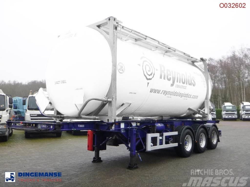  M & G 3-axle container trailer 20-30 ft Containerchassis Semitrailere