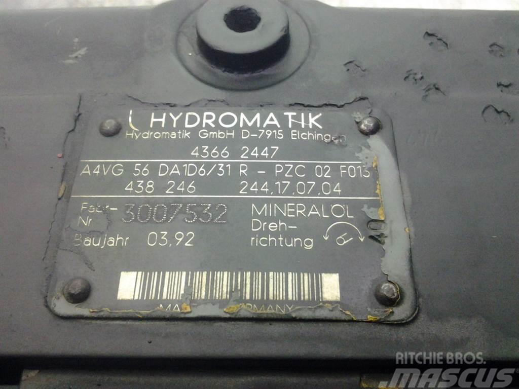 Hydromatik A4VG56DA1D6/31R - Zettelmeyer ZL502 - Drive pump Hydraulikk
