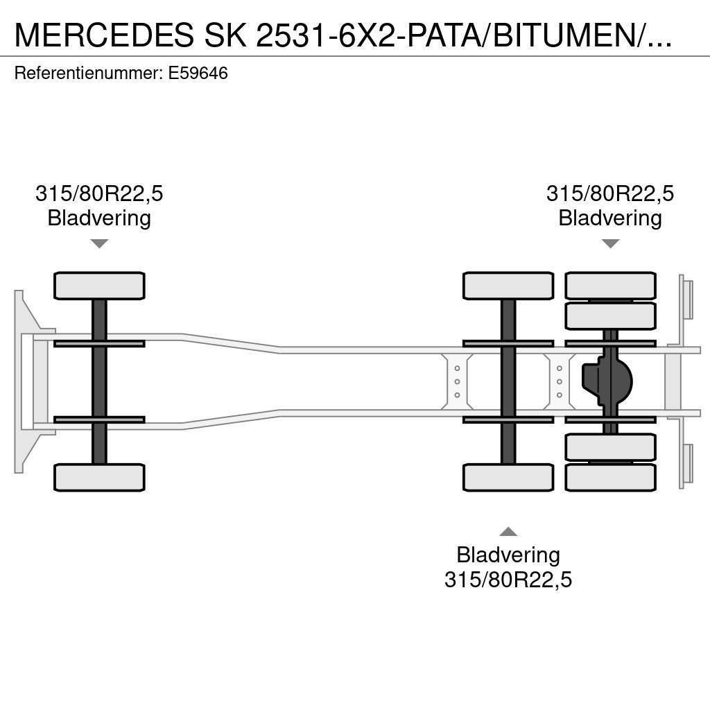 Mercedes-Benz SK 2531-6X2-PATA/BITUMEN/ASFALT/GOUDRON Tippbil