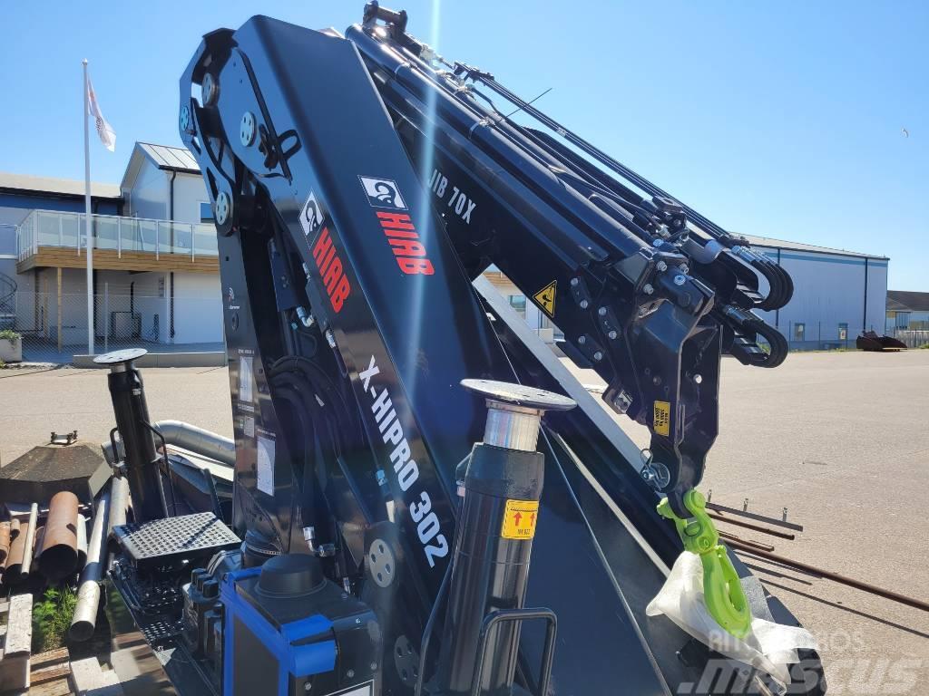 Hiab X-HIPRO 302 E -6 JIB70X-2 Loader cranes