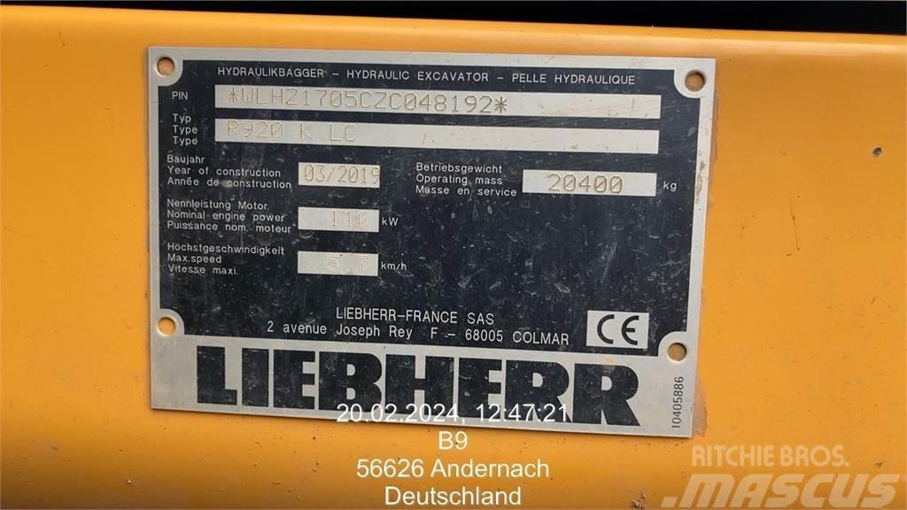 Liebherr R920 Compact Beltegraver