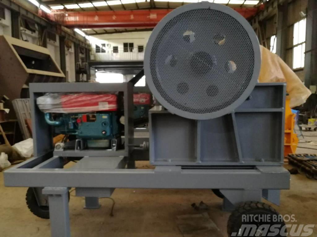 Kinglink PE250x400 Small Jaw Crusher With Diesel Engine Knusere
