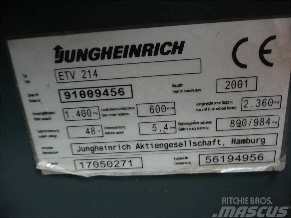 Jungheinrich ETV 214 600 DZ Skyvemasttruck