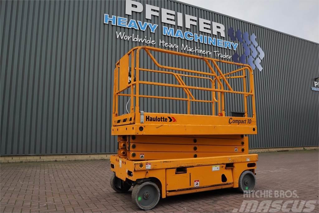 Haulotte COMPACT 10 Electric, 10m Working Height, 450kg Cap Sakselifter