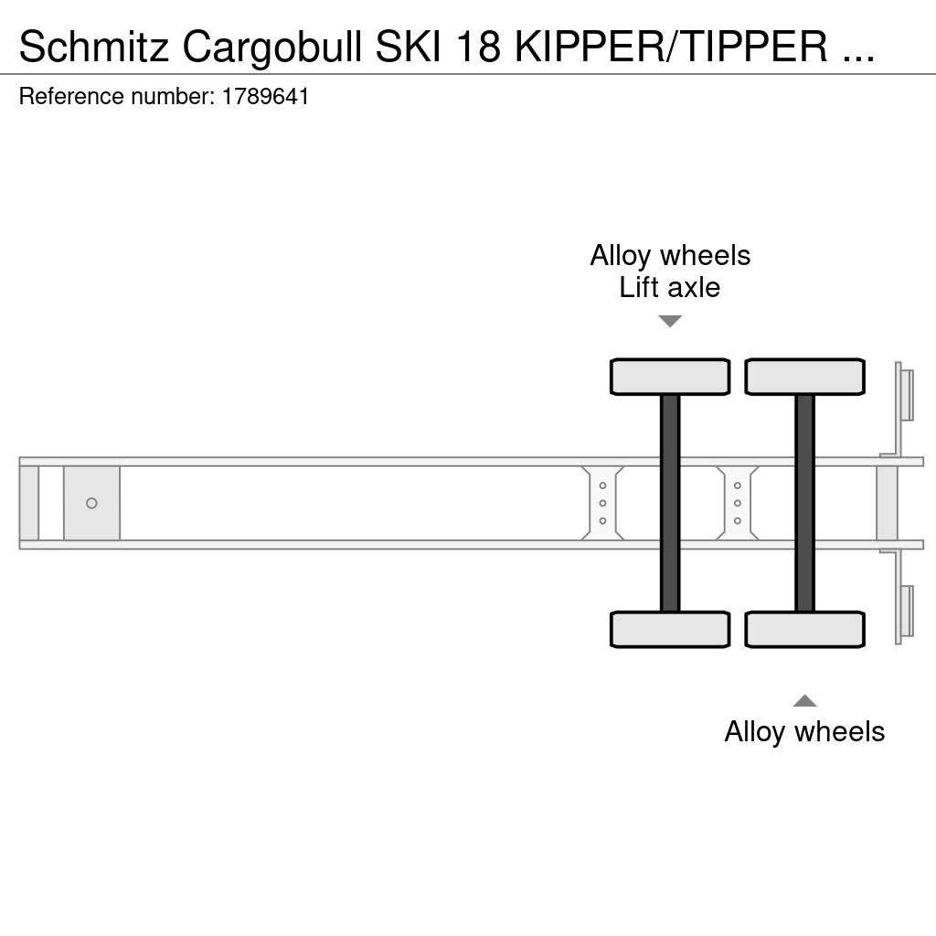 Schmitz Cargobull SKI 18 KIPPER/TIPPER TRAILER/AUFLIEGER Tippsemi