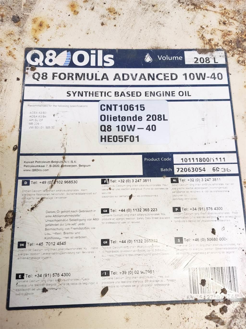  Oiletønde 208L Q8 10W-40 Synthetich Based Annet