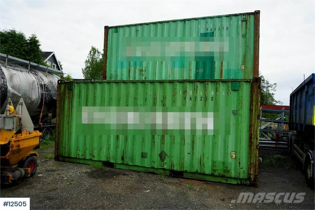  20 fots Container – 2 pcs– Shipping containere