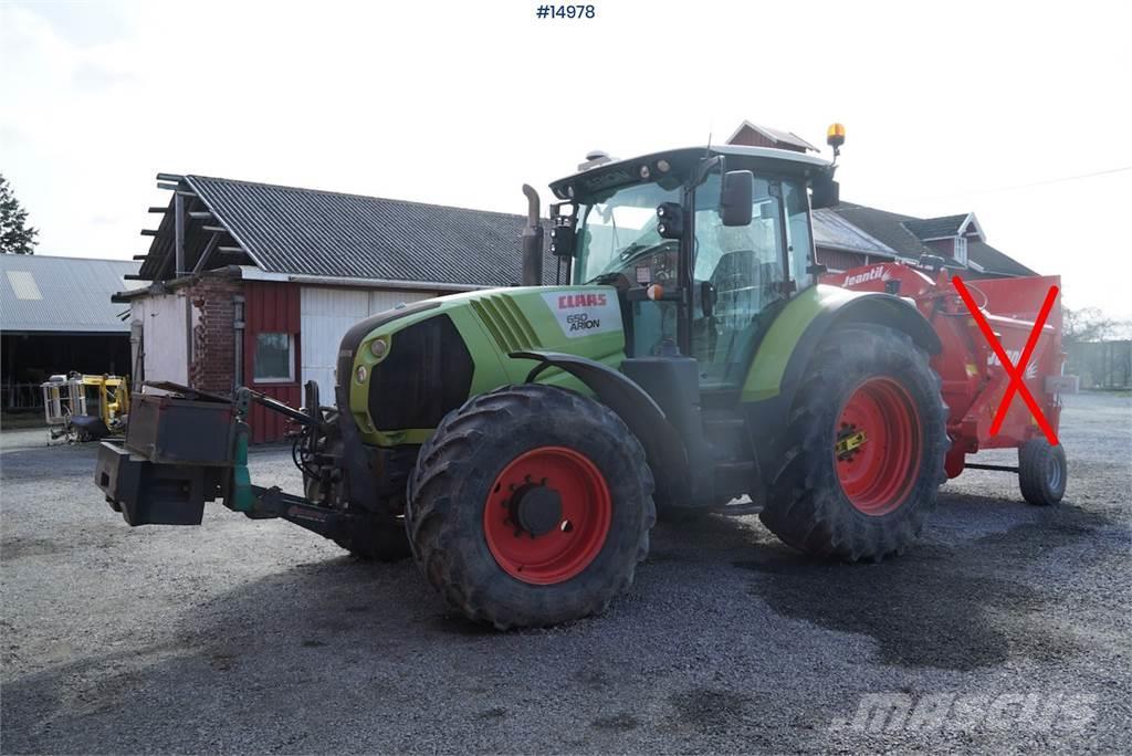 CLAAS Arion 650 4x4 tractor. Traktorer