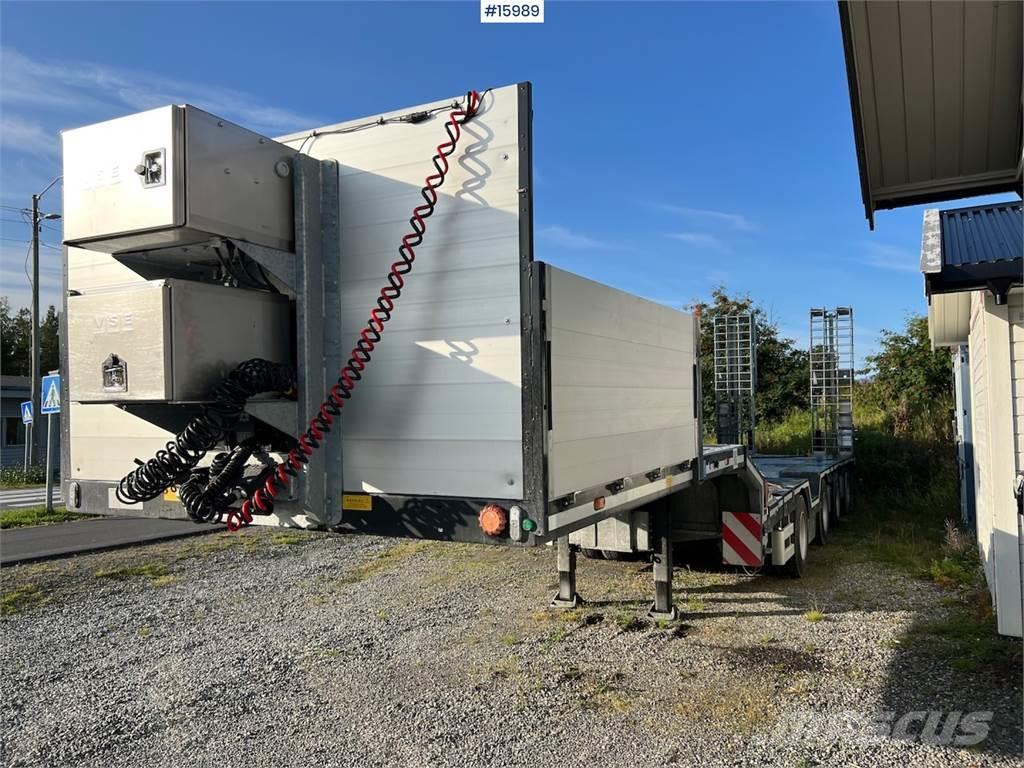 FGM 4-axle machine trolley w/ widening, extension and  Andre hengere