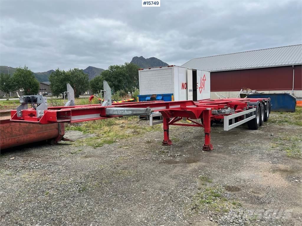 HFR semi-trailer w/ container chassis Andre hengere