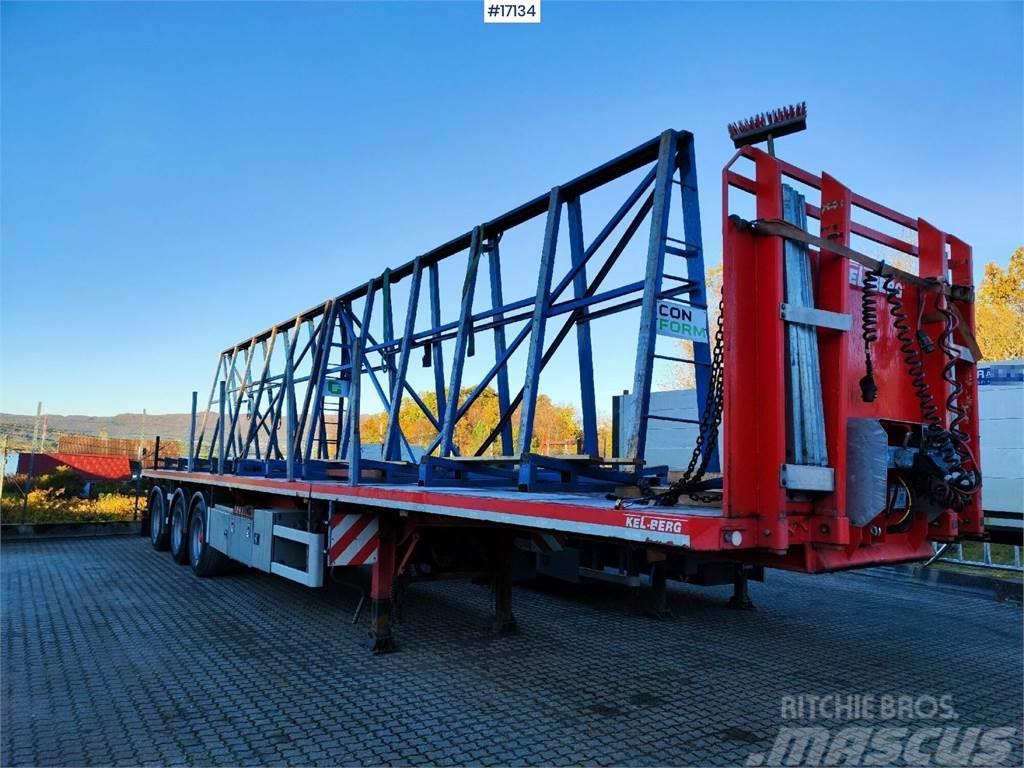 Kel-Berg Rett Semi-trailer with extension and hydraulic ste Andre semitrailere