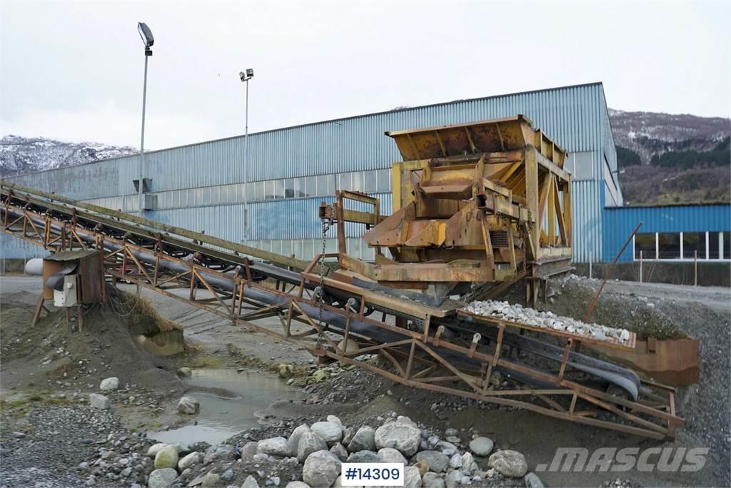  Komplett knuseverk m/ matestasjon, sikteverk, tran Knusere