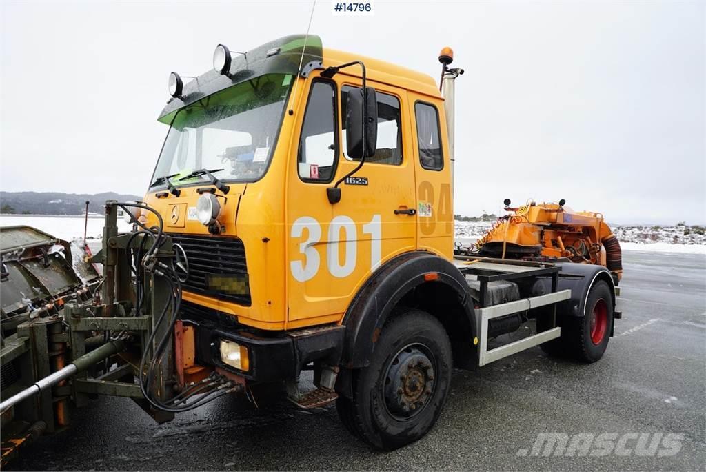 Mercedes-Benz 1625AK 4x4 trekkvogn LAV KILOMETERSTAND! WATCH VID Trekkvogner
