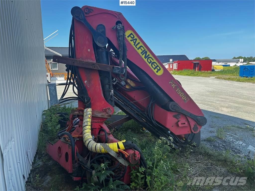 Palfinger PK19000 Crane w/ winch. Rep. object. Kranbil
