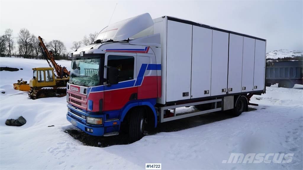 Scania P124GB Cabinet car w/ full side opening Skapbiler